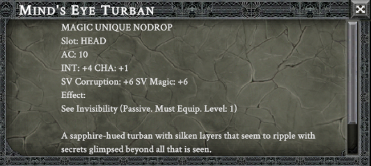 MIND'S EYE TURBAN item card